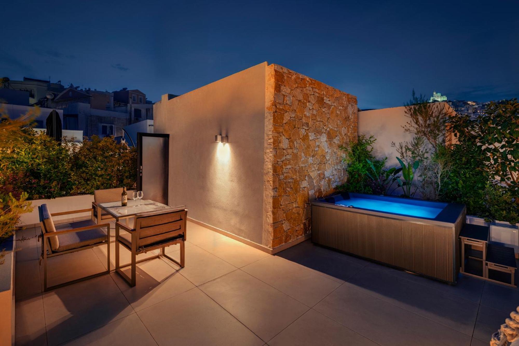 Ninemian Suites Syros Ermoupoli Luaran gambar